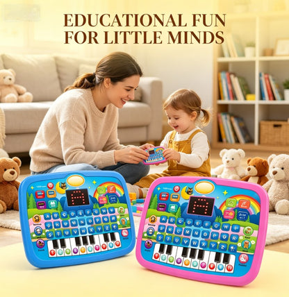 Electronic Phonics Learning Machine for Kids - Early English Alphabet & Number Trainer - Interactive Music & Language Discovery Toy for Boys & Girls