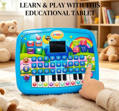 Electronic Phonics Learning Machine for Kids - Early English Alphabet & Number Trainer - Interactive Music & Language Discovery Toy for Boys & Girls